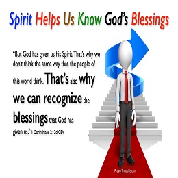 Holy Spirit helps in prayer