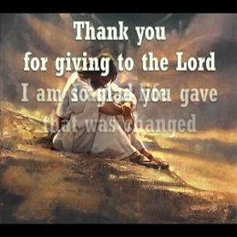 Thank You Lord for everything you have given to us.