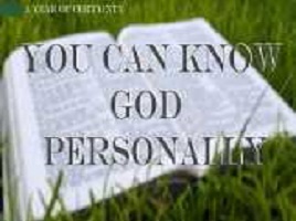 Know God Personally 