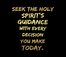 Seek the Holy Spirit