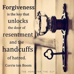 Forgiveness is the Key that unlocks...
