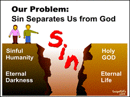 Our Problem: Sin Separates Us from God.